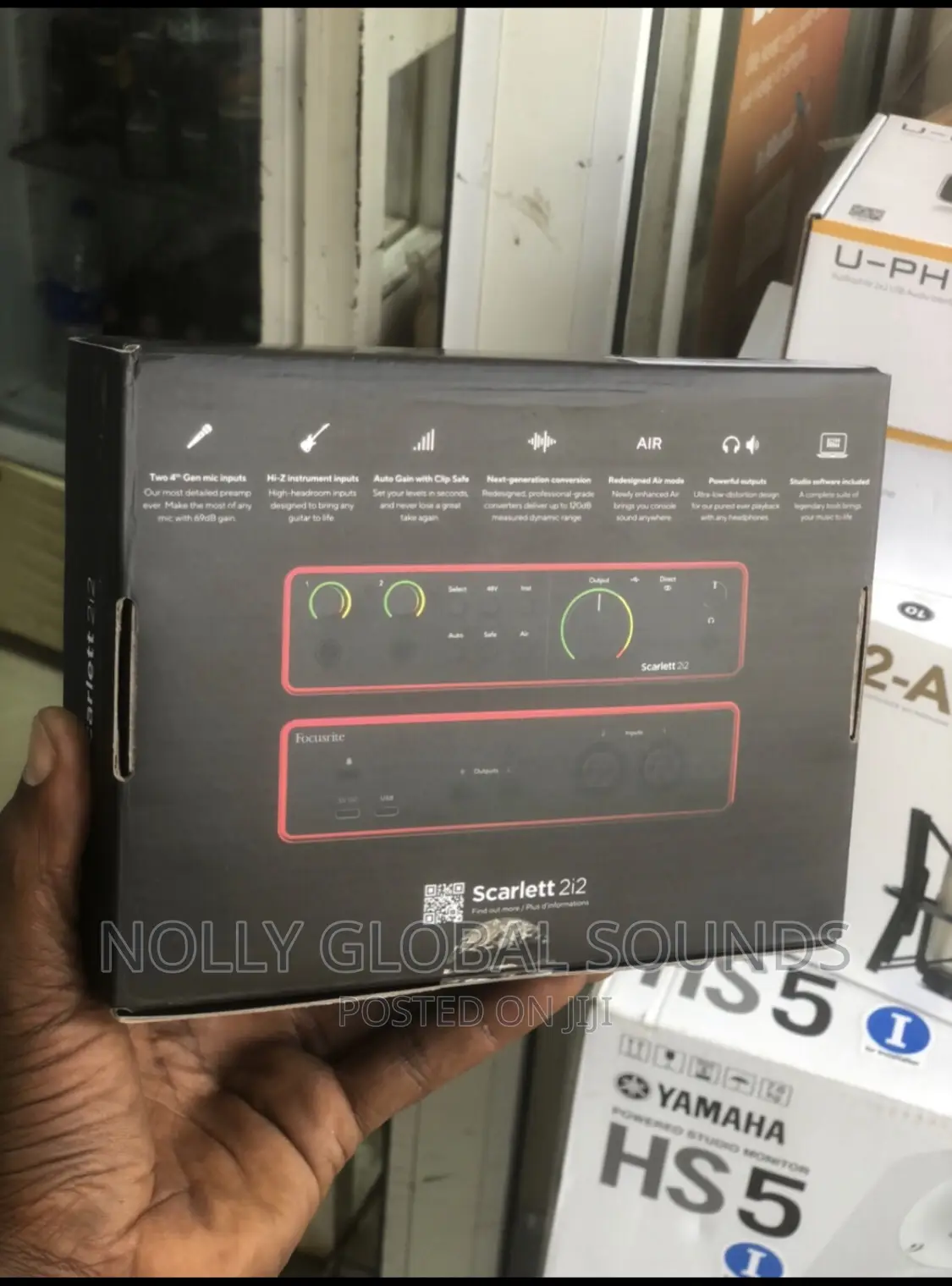 Focusrite Scarlett 2i2 4th Gen USB Audio Interface Soundcard