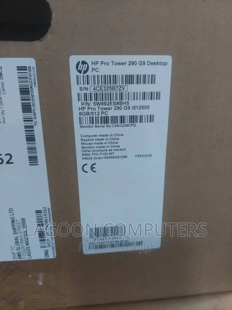 New Desktop Computer HP 290 G4 All-in-One 4GB Intel Core I5 SSD 512GB