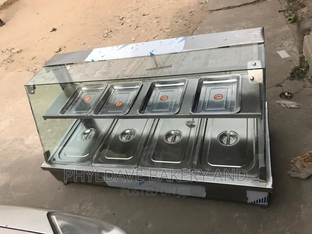 Local Food Warmer (8-Plate) Bain Marie Display