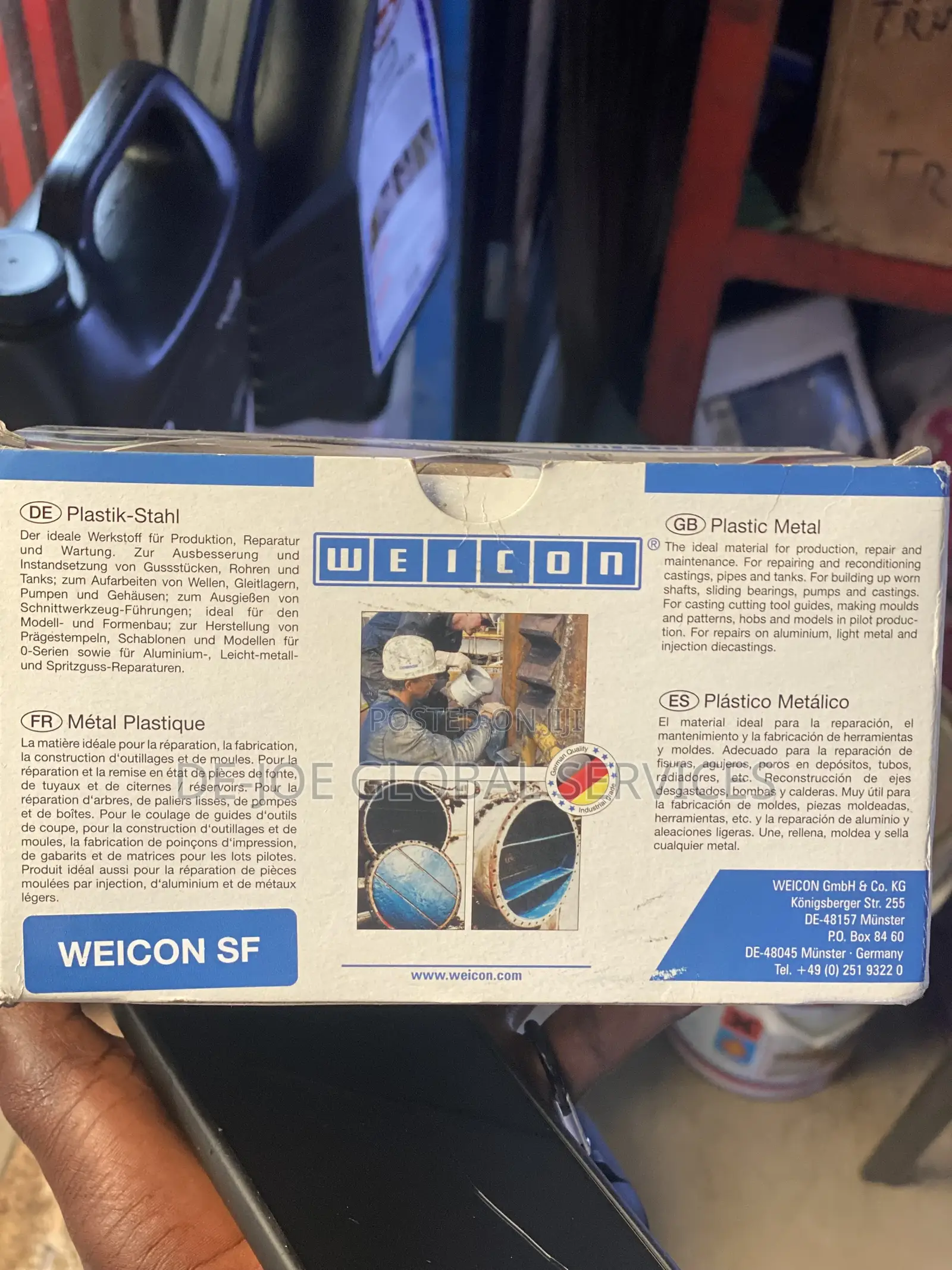 WEICON Plastic Metal SF Repair Epoxy