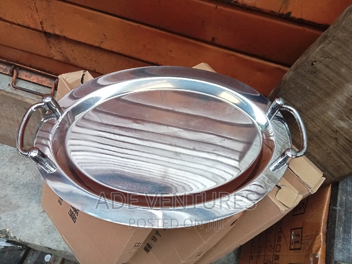 Oval Stainless Steel Tray