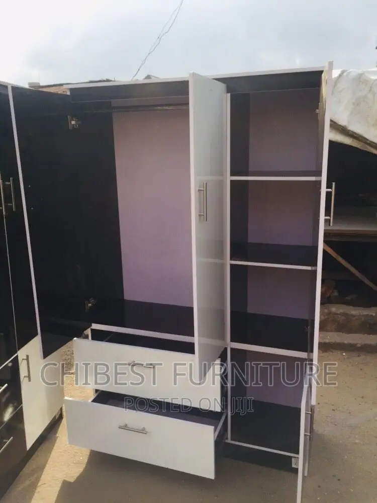 Wooden 3 Door Wardrobe Made With Quality Imported HDF Wood