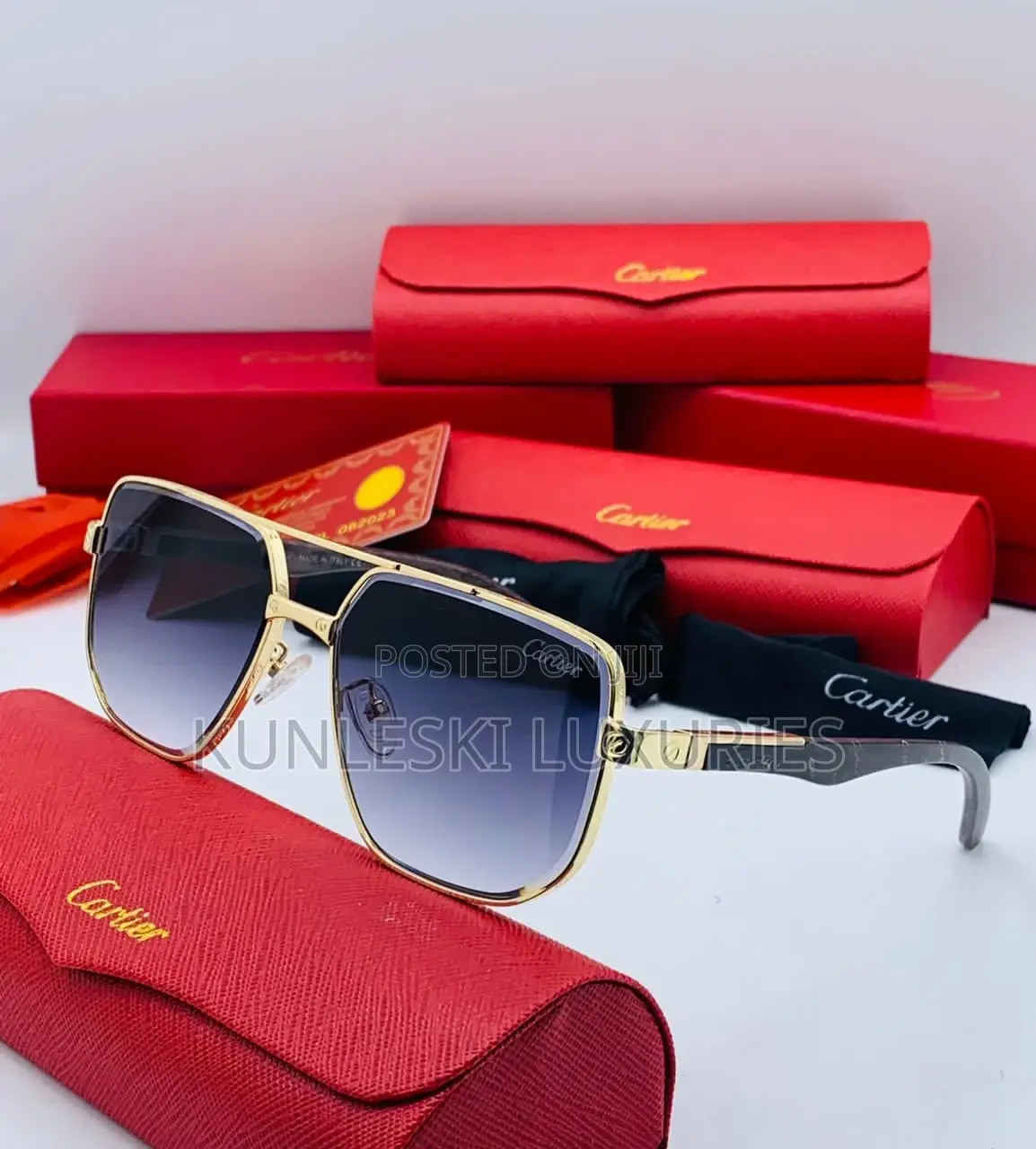 Original Cartier Men Eyewear Glasses Collections