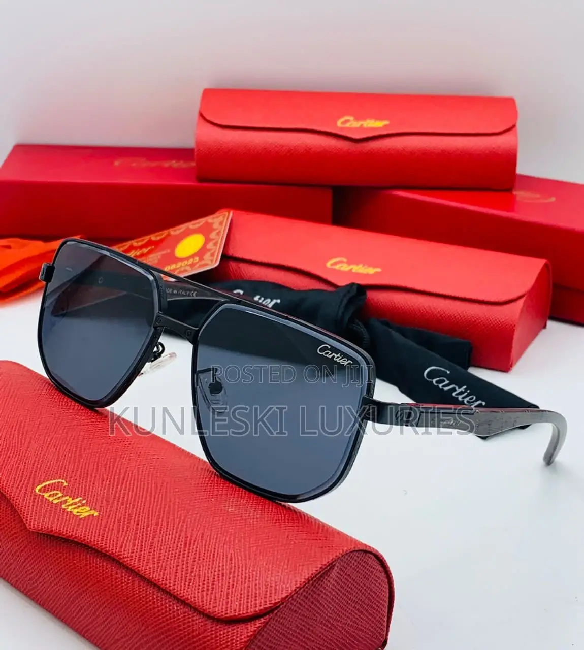 Original Cartier Men Eyewear Glasses Collections
