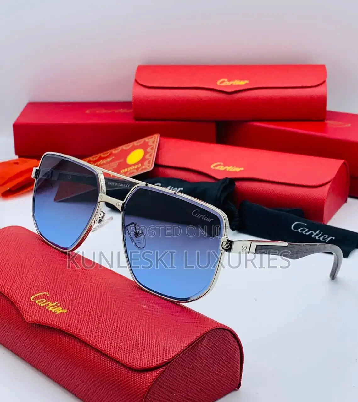Original Cartier Men Eyewear Glasses Collections