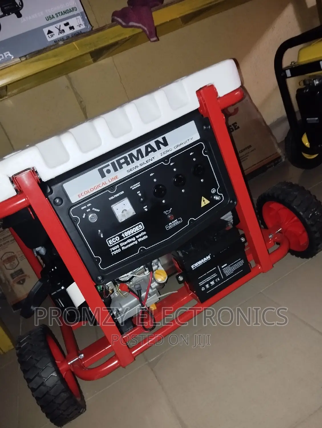 Firman Petrol Generator Model Eco10990e2 100% Copper Coil
