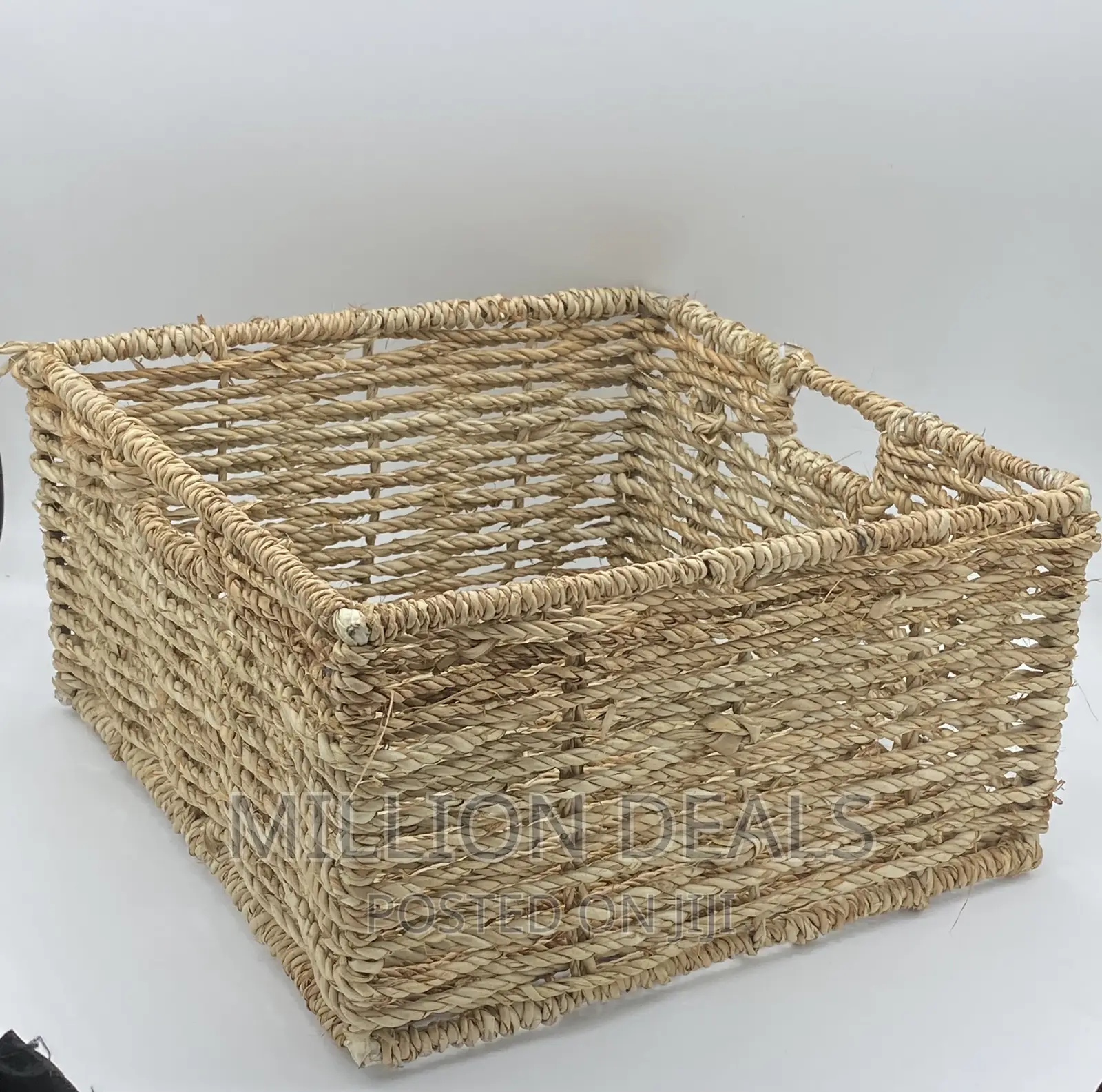 Rattan Stylish Straw Storage Hamper Basket