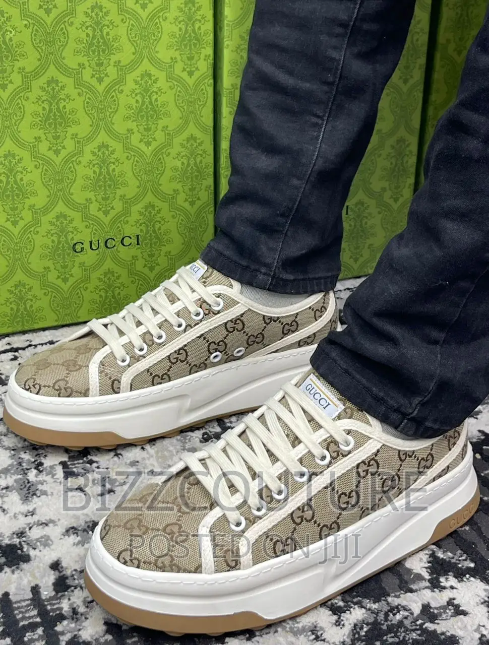 Original GUCCI GG Tennis Track Canvas Available in Store