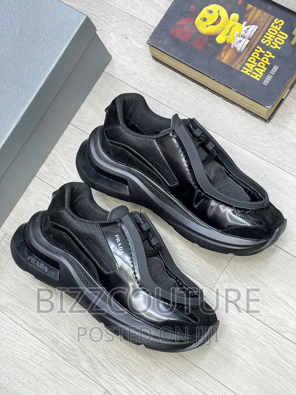 Original PRADA PANELLED LEATHER CHUNKY Available in Store