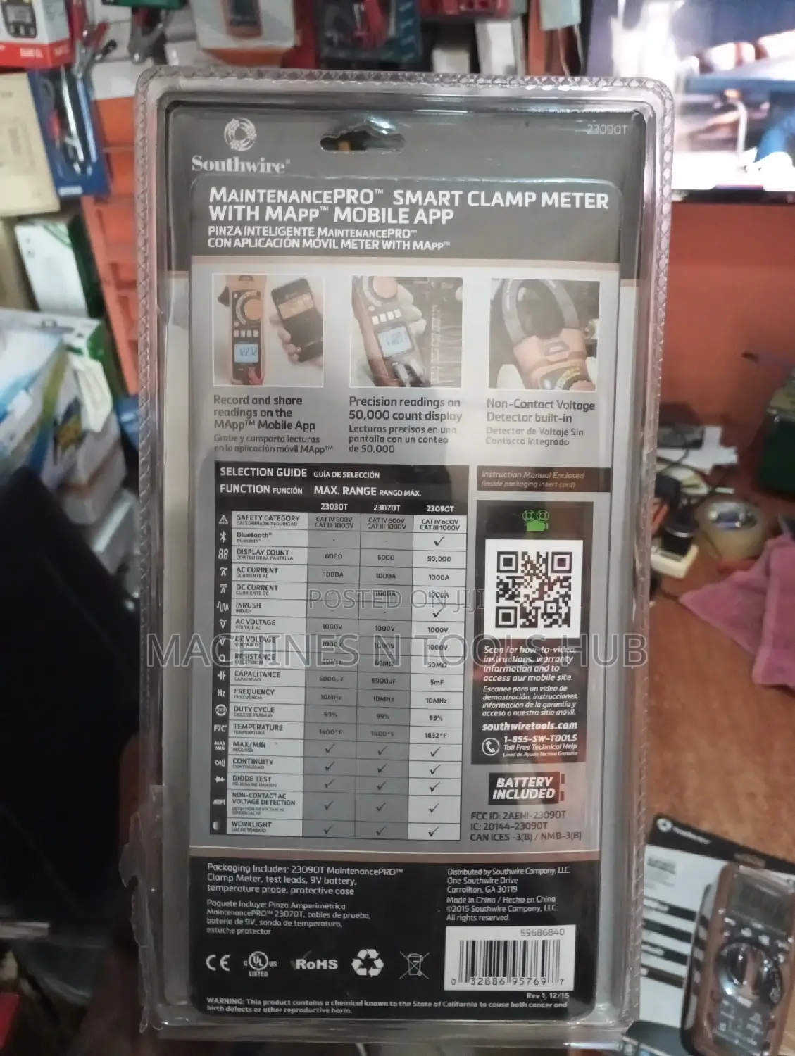 23090T Digital Clamp Meter With MAPP
