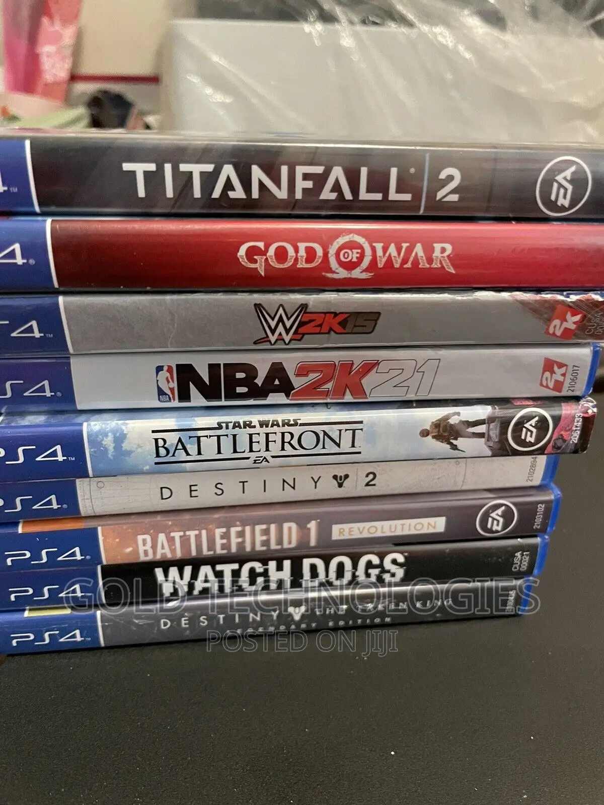 Ps4 Slim Playstation4 Console With All Accessories and Games Installed