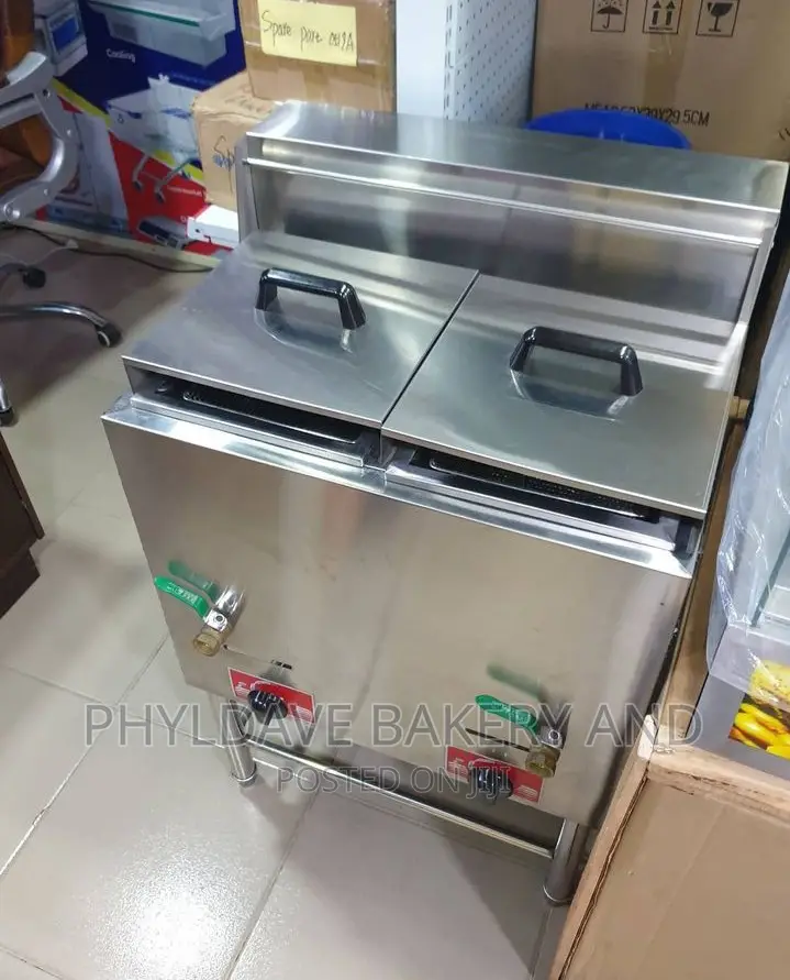 40L Industrial Big Single Tank Standing Deep Fryer(2 Basket