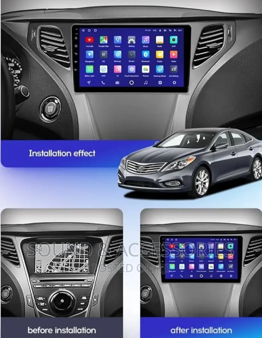 Hyundai Grandeur/Azera 2011-14 Android GPS Navigation System
