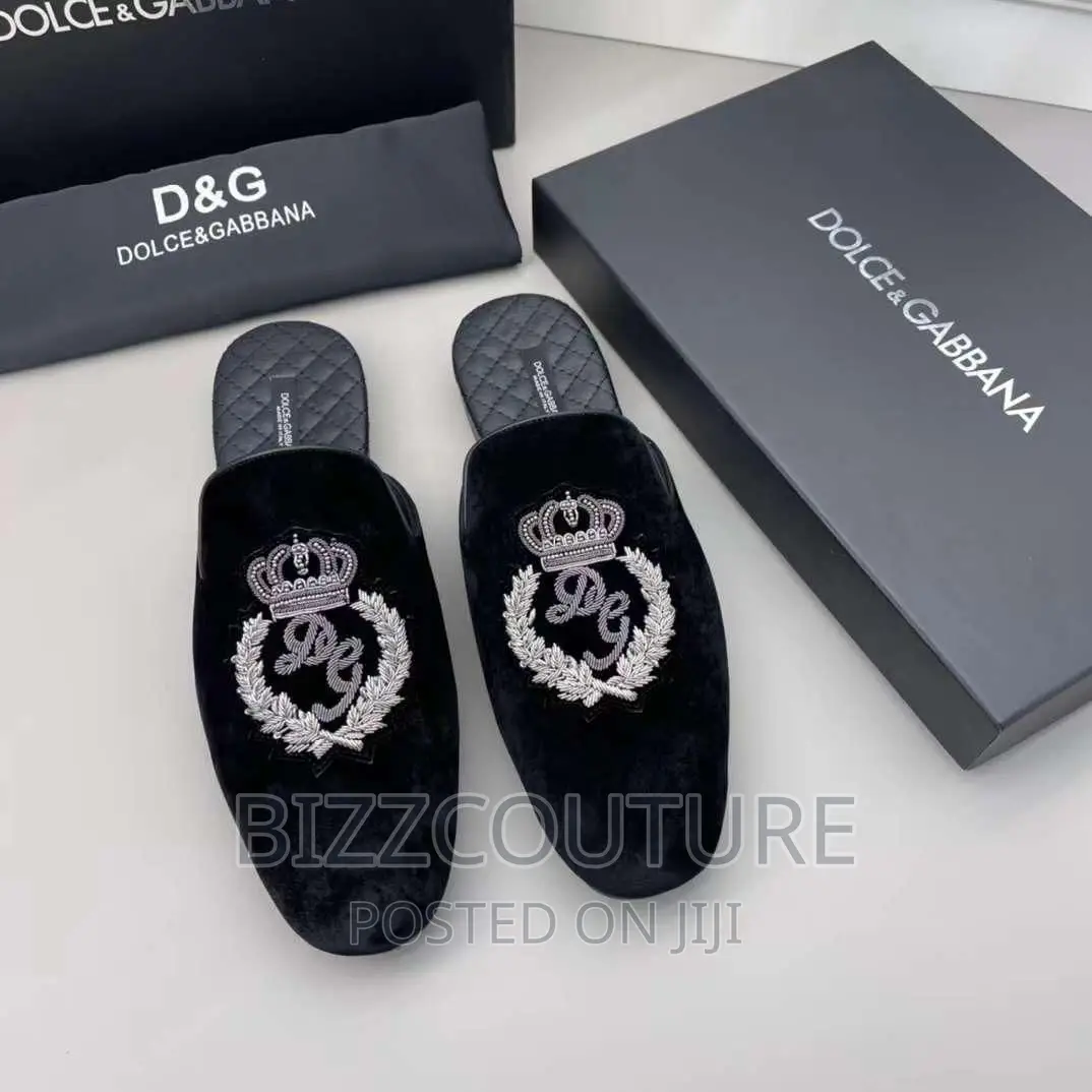 Original DOLCE GABBANA Half Shoes Available in Store