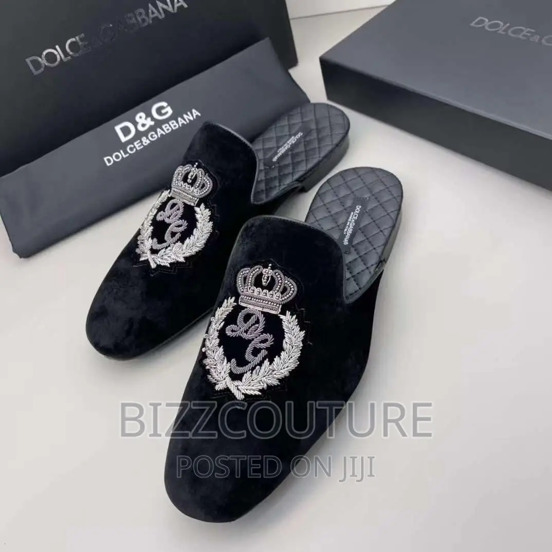Original DOLCE GABBANA Half Shoes Available in Store