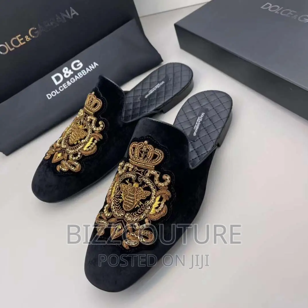 Original DOLCE GABBANA Half Shoes Available in Store