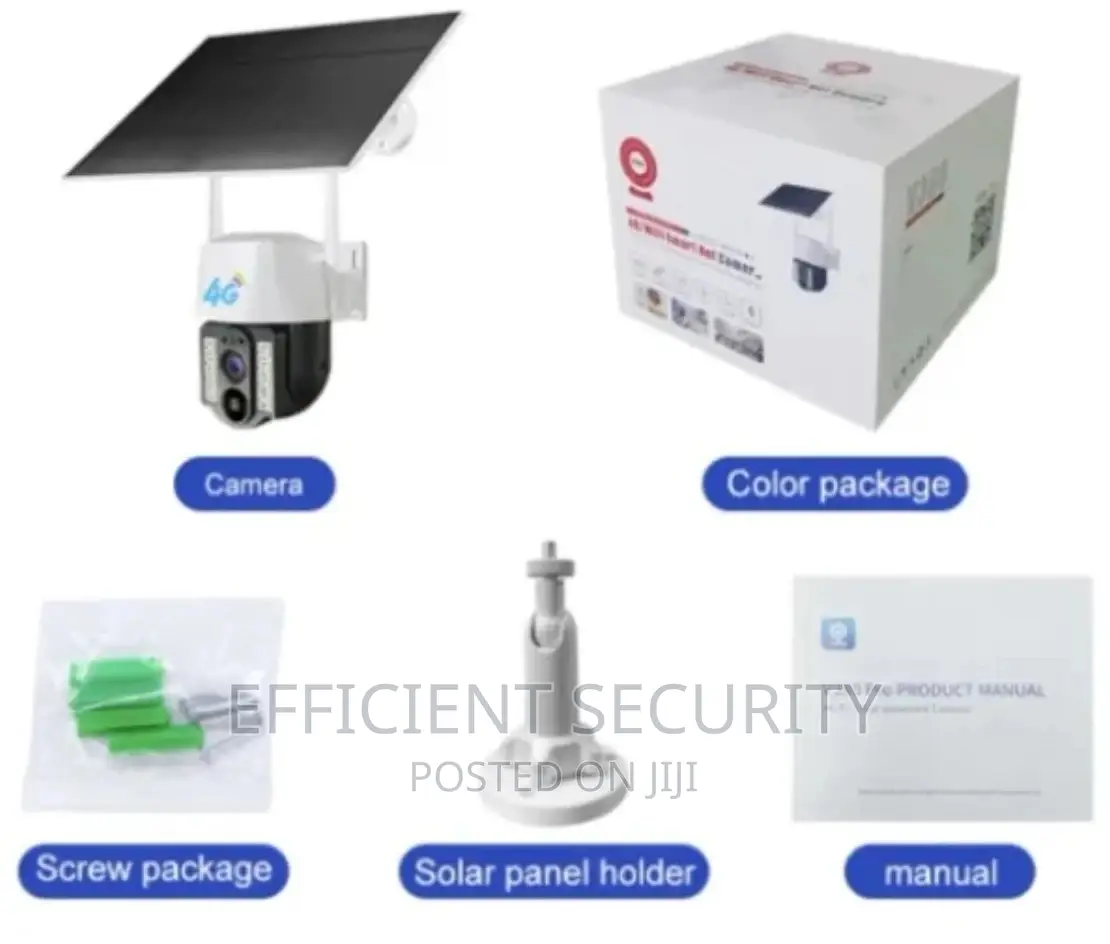 4G Solar Camera Low Power Security Surveillance Camera