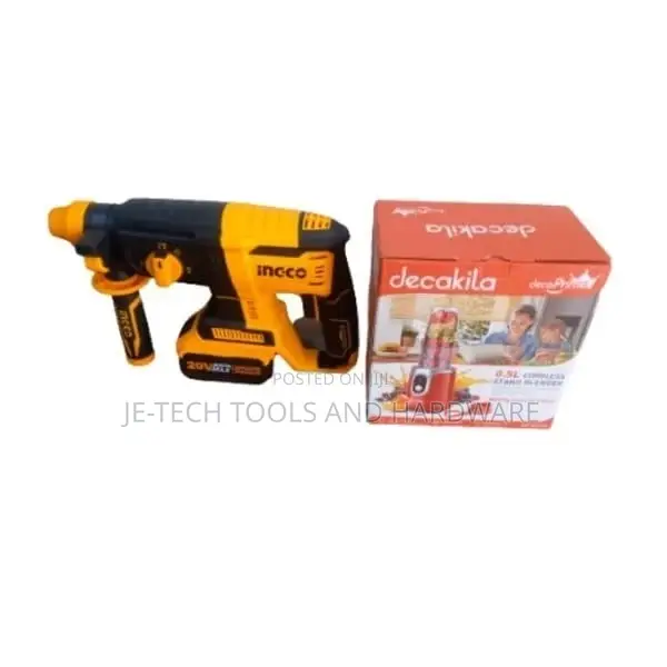 Ingco Lithium -Lon Cordless 20v Rotary Hammer Blender