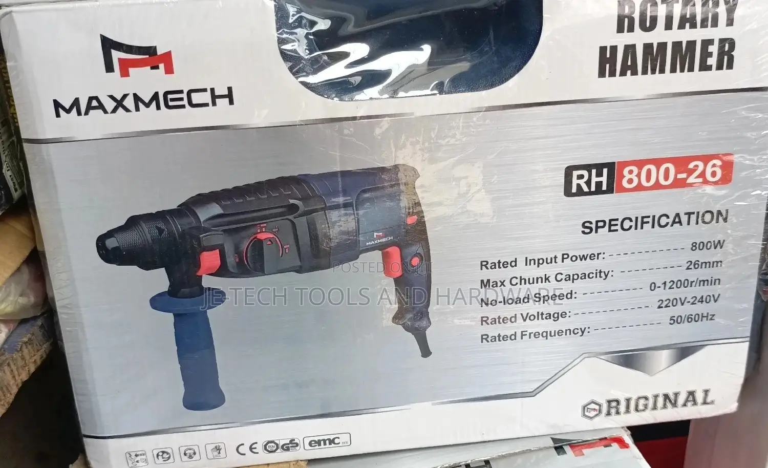 Powerful Rotary Hammer RH800 -26