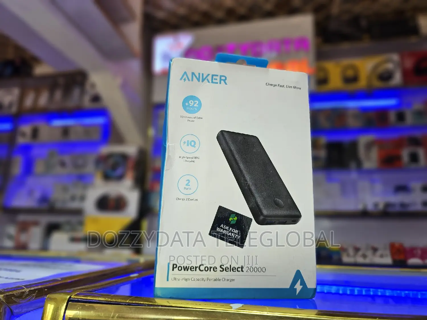 Powercore Select 20,000mah Powerbank, Dual-Port Portable