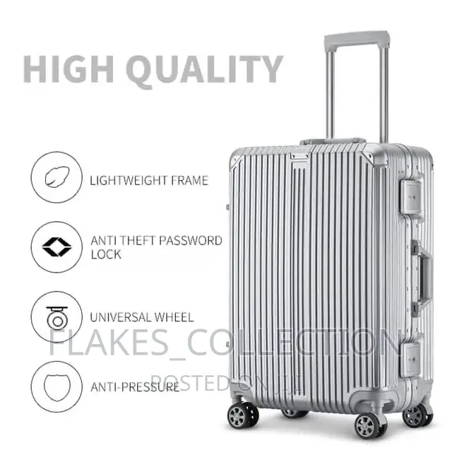High Quality Aluminum Hardshell Set of 3 Luggage Box