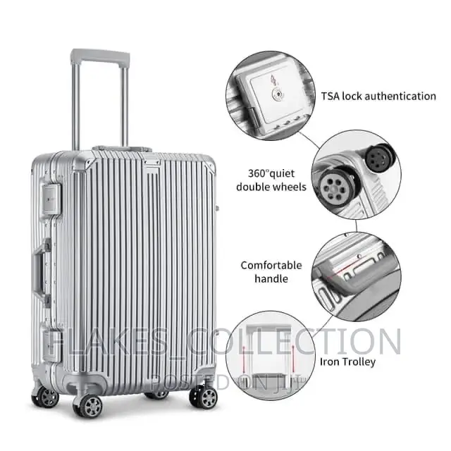 High Quality Aluminum Hardshell Set of 3 Luggage Box