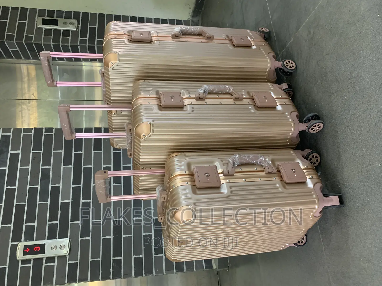 High Quality Aluminum Hardshell Set of 3 Luggage Box