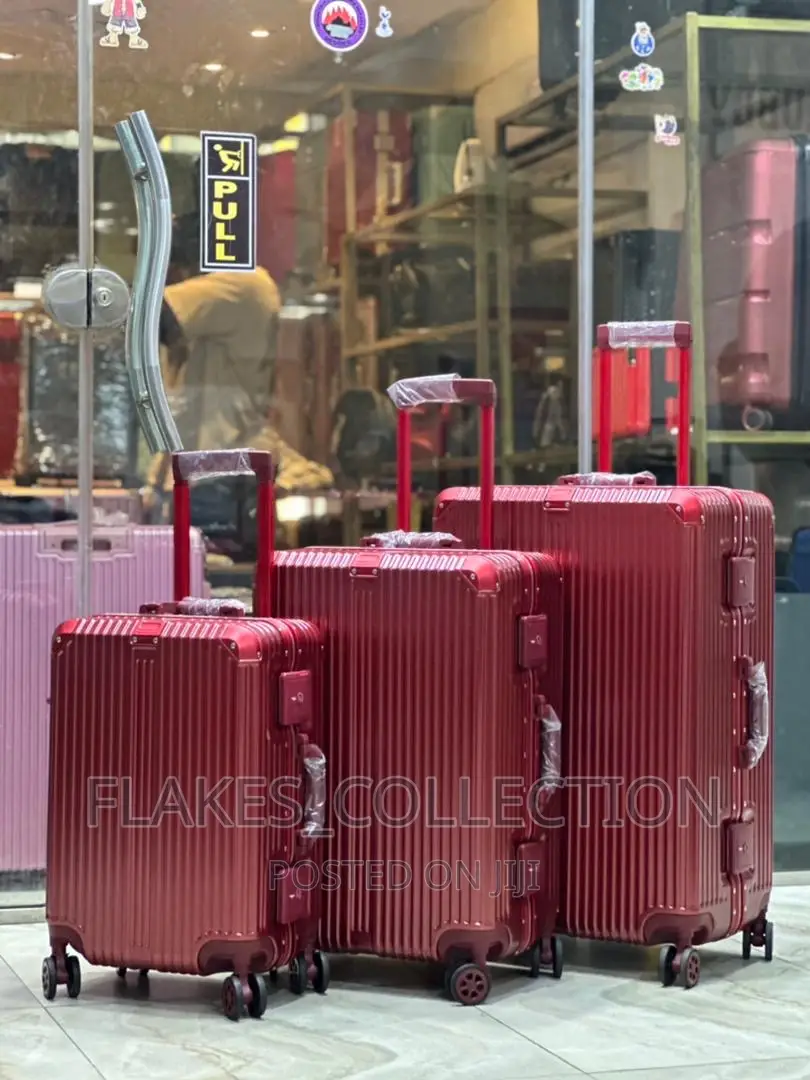 High Quality Aluminum Hardshell Set of 3 Luggage Box