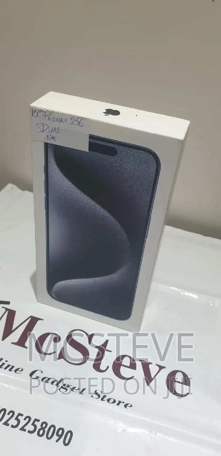 New Apple iPhone 15 Pro Max 256 GB Blue