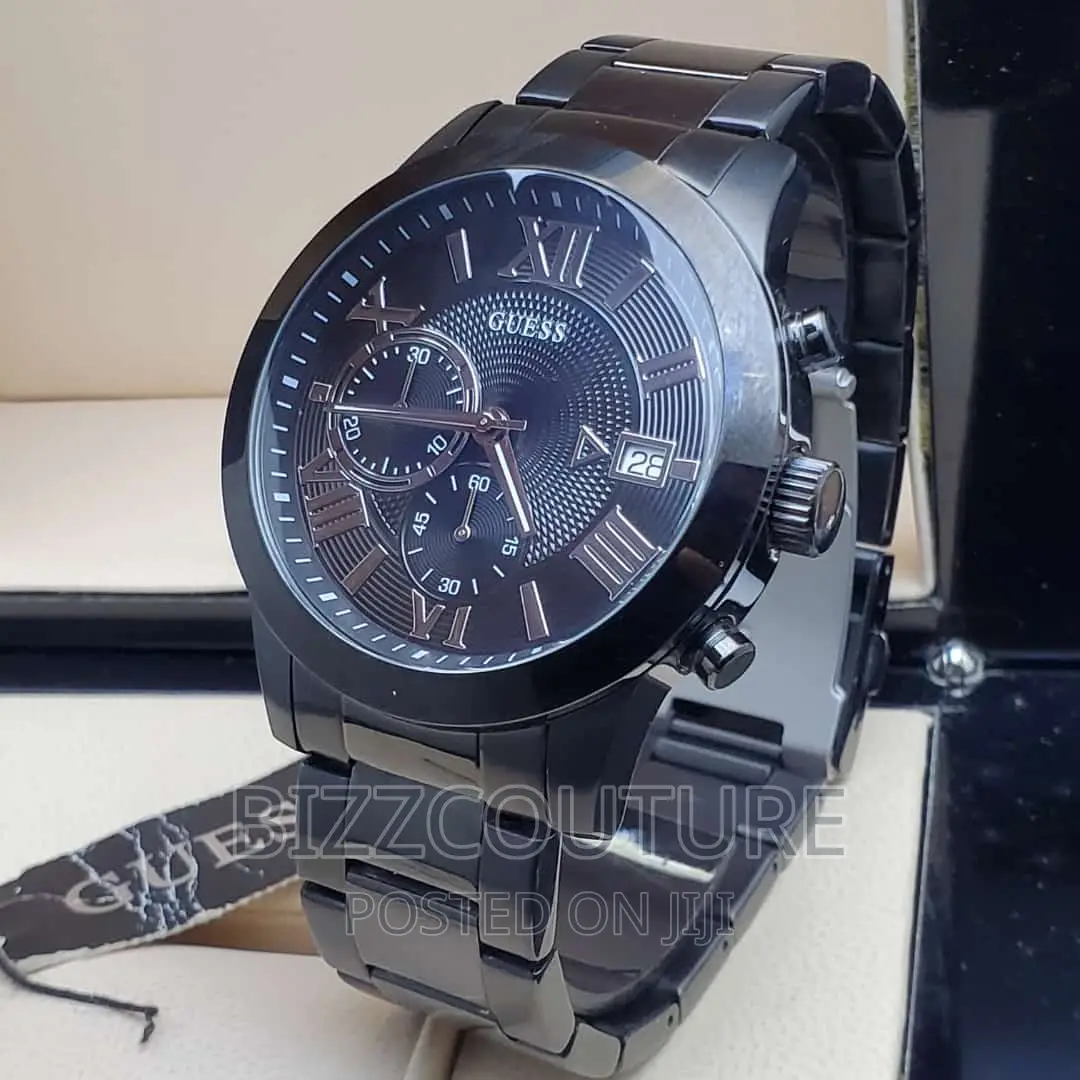 Original GUESS Black Chain Watch Available in Store