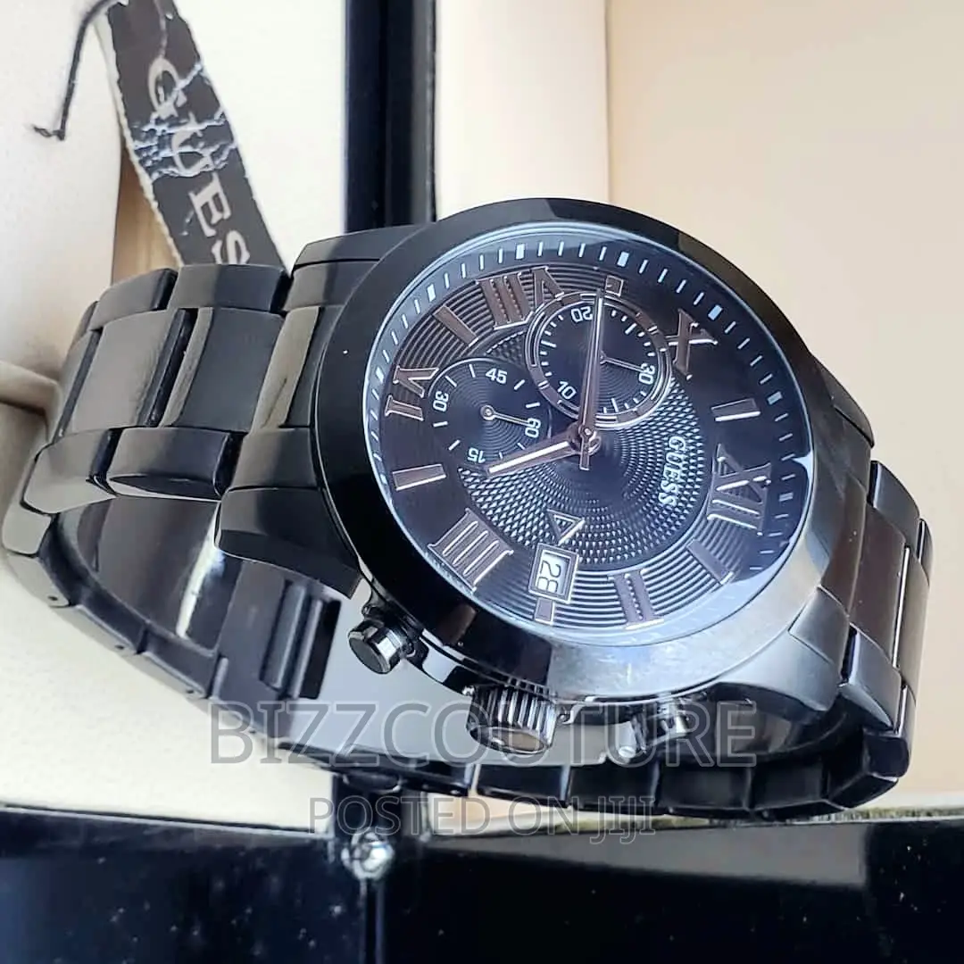 Original GUESS Black Chain Watch Available in Store