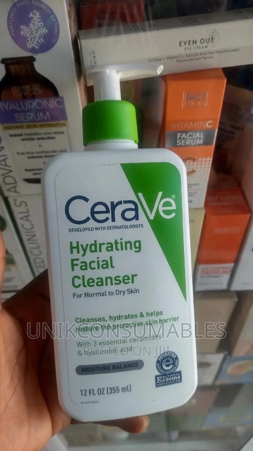 Cerave Hydrating Facial Cleanser 12 Fl Oz (355l Ml) Us