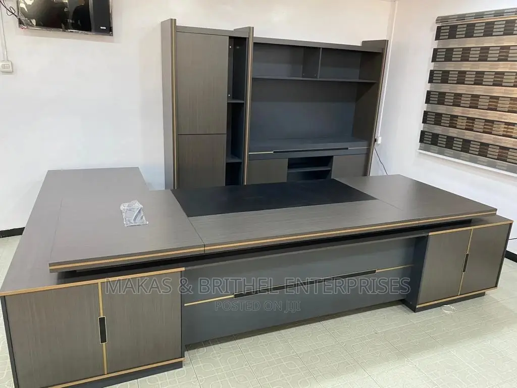 2.4 Quality CEO Office Desk With Cabinet