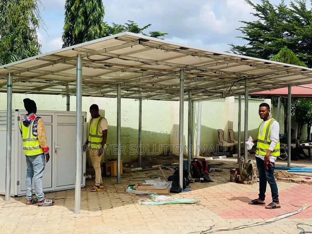 15kva Solar Solution Installation With Solar Carport