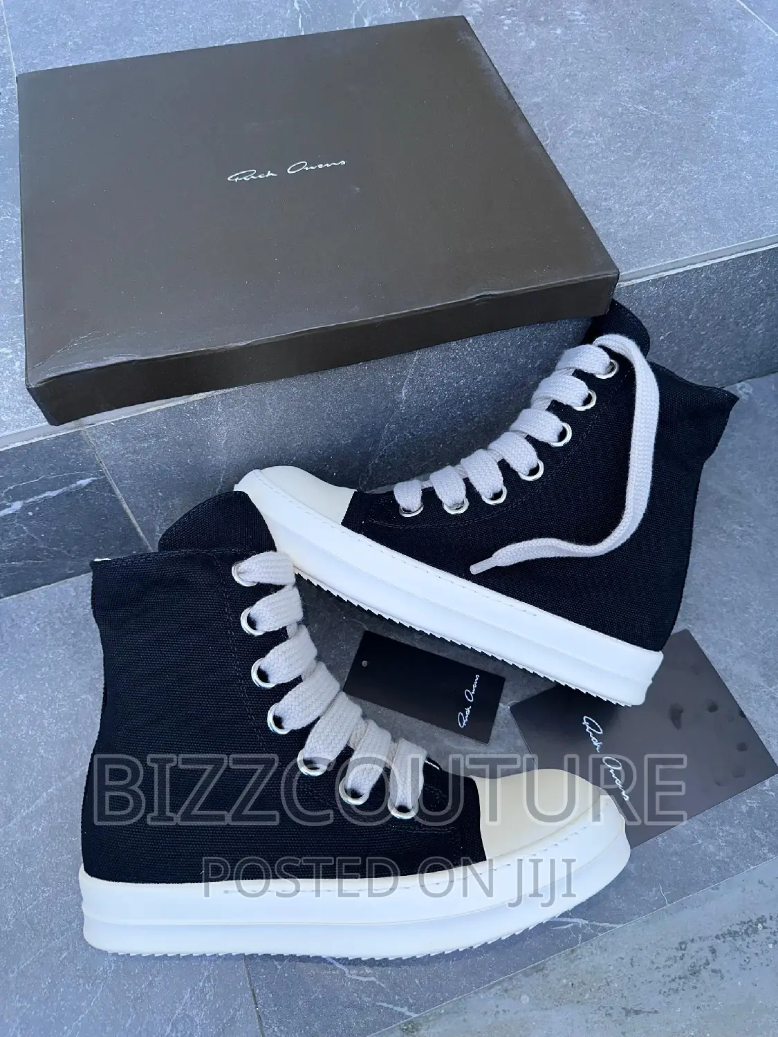 Original Rick Owen DRKSHDW Jumbo Lace High Available Instore