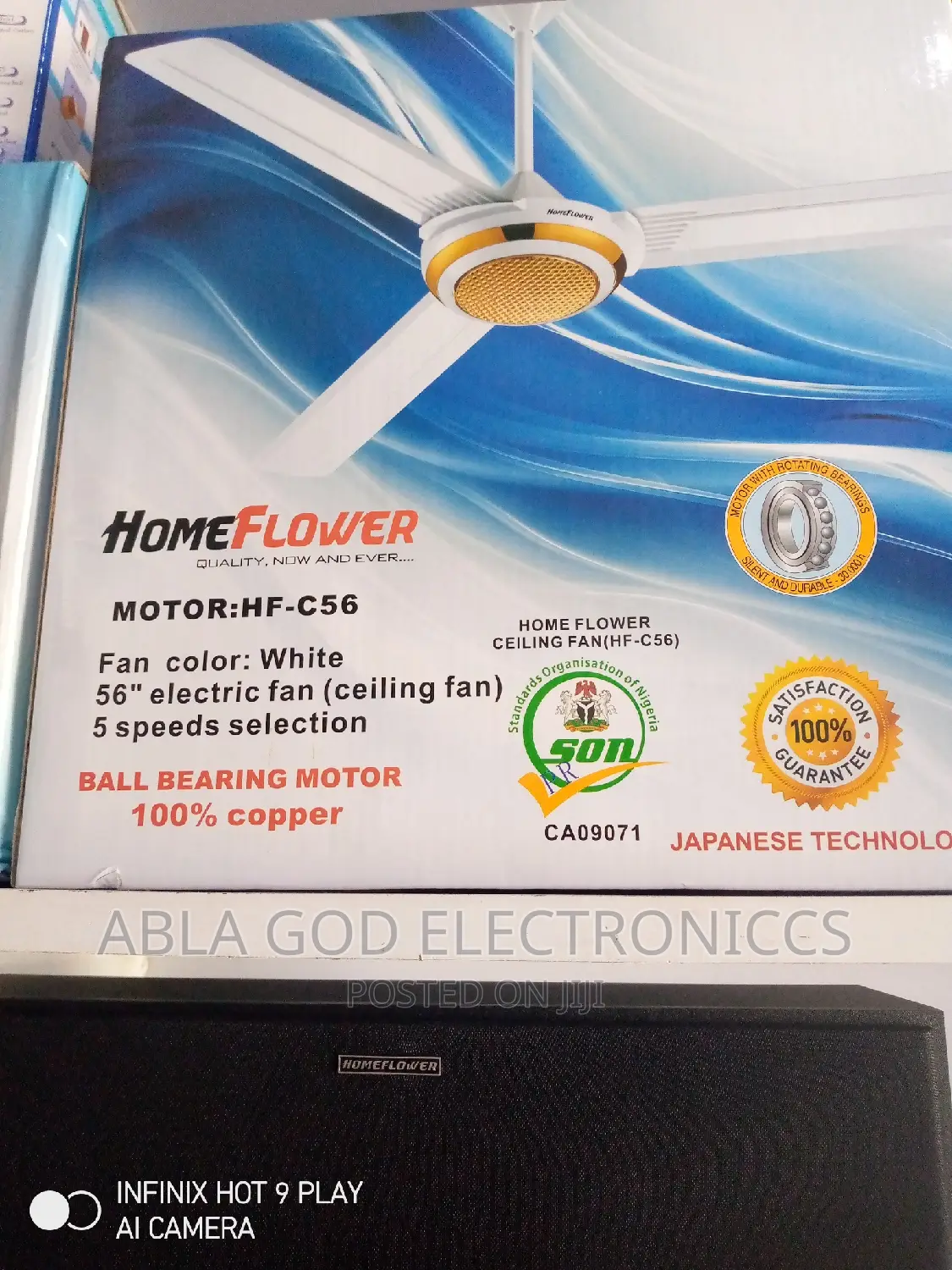 Homeflower C56 Inches AC Ceiling Fan