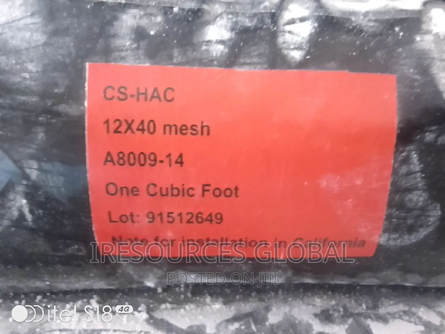Coconut Shell-High Activated Carbon Iodin Value of 1,155