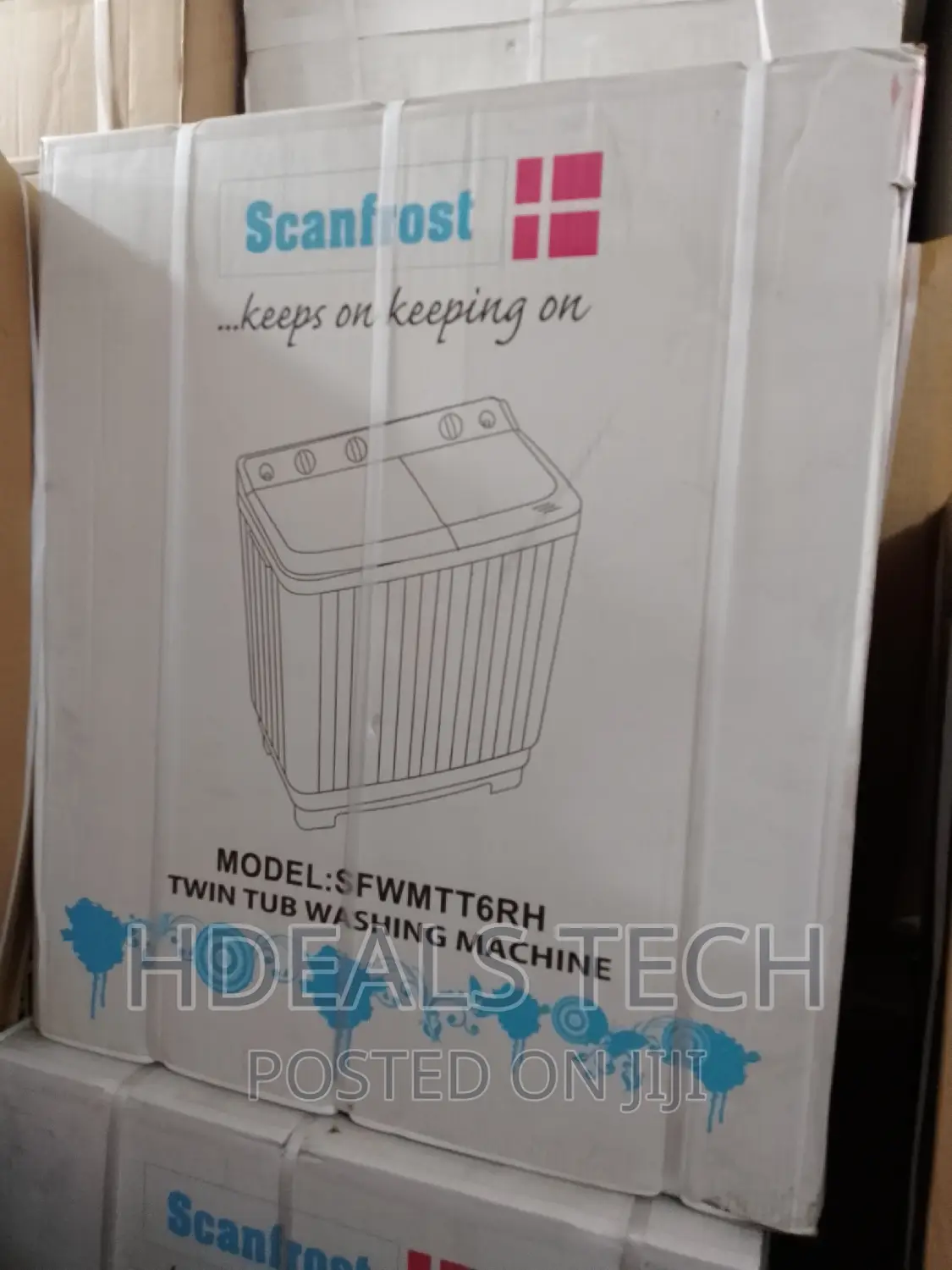 Brand New Scanfrost 7kg Manual Wash and Spin Washing Machine