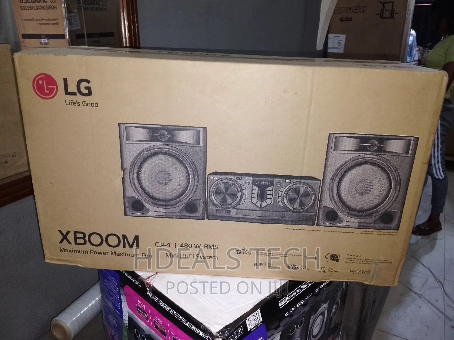 LG XBOOM CJ44 480watts With Sleek Design