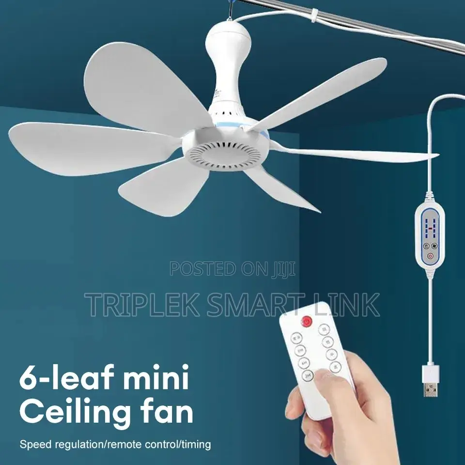 USB Ceiling Fan With Remote Control 5watts