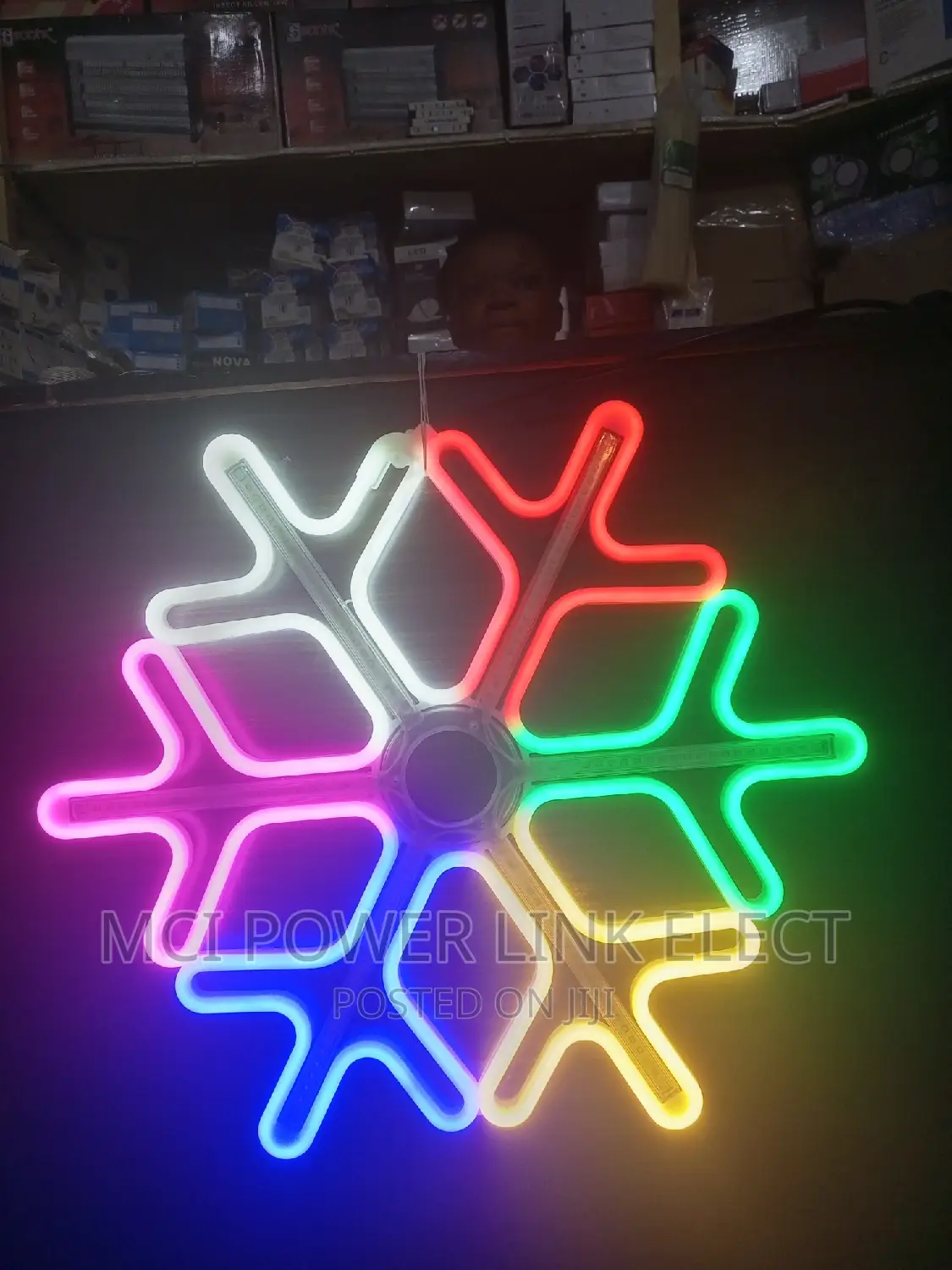 LED Big Snowflake  Christmas Light