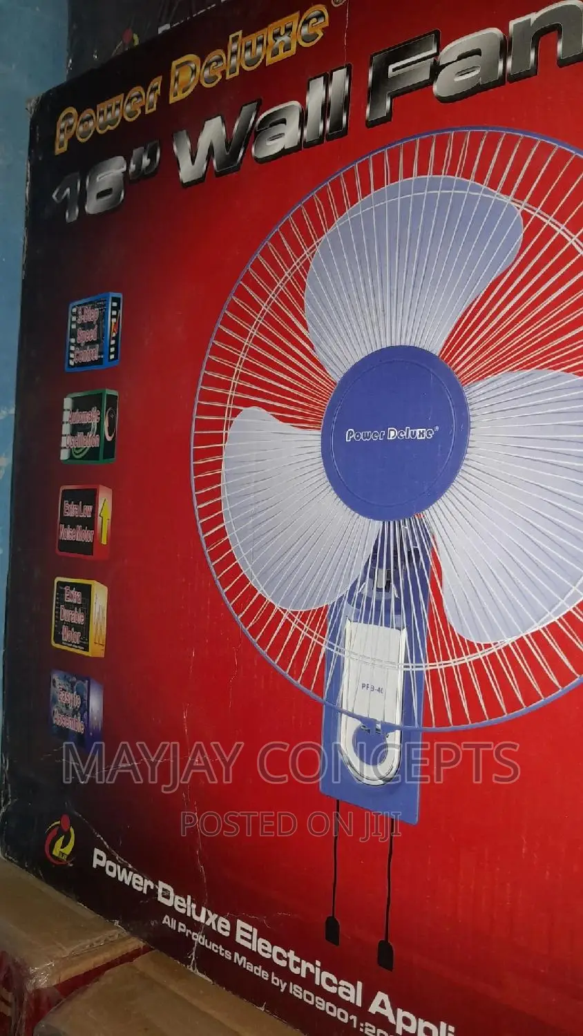 Power Deluxe 16inches Wall Fan
