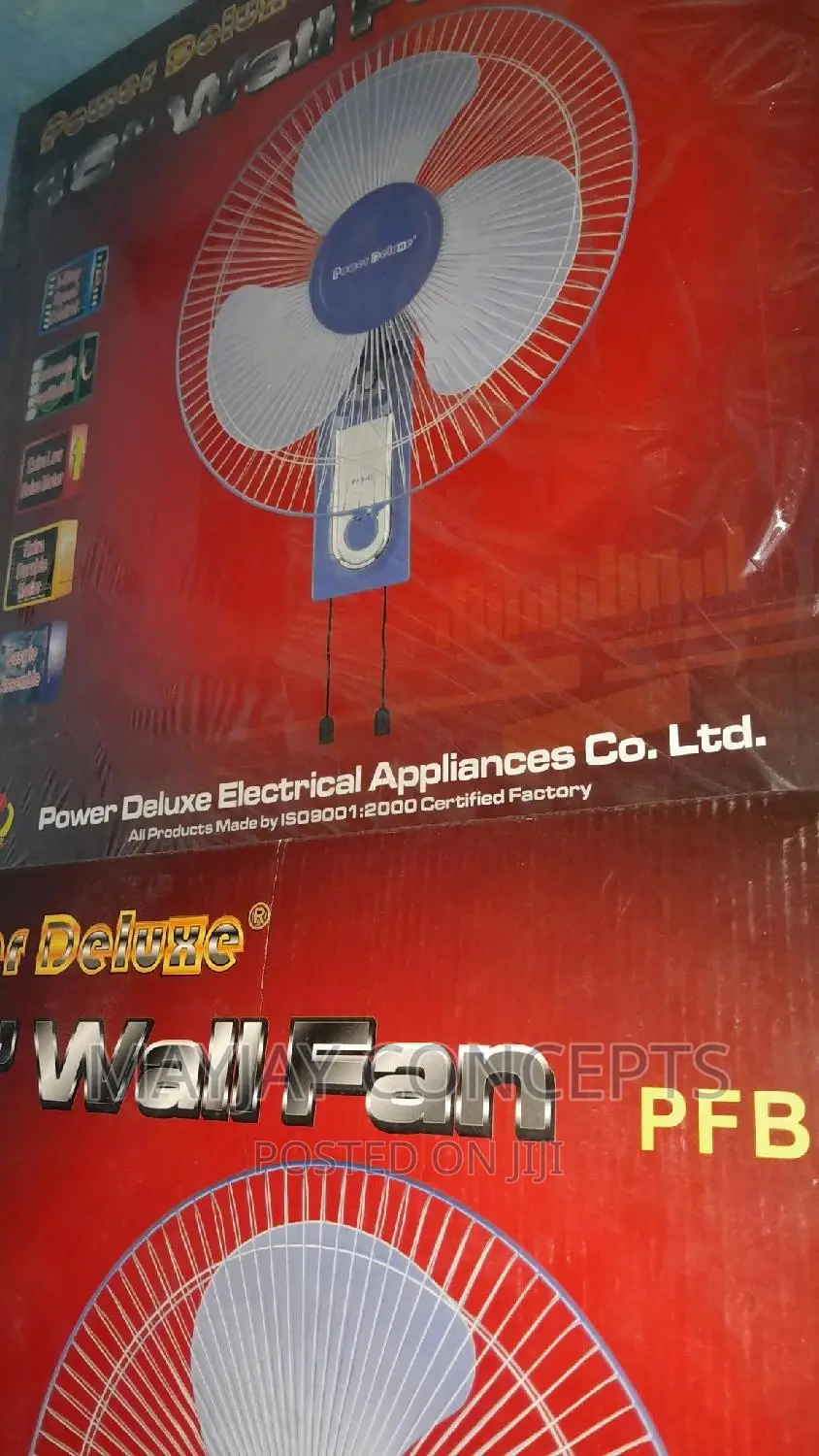 Power Deluxe 16inches Wall Fan