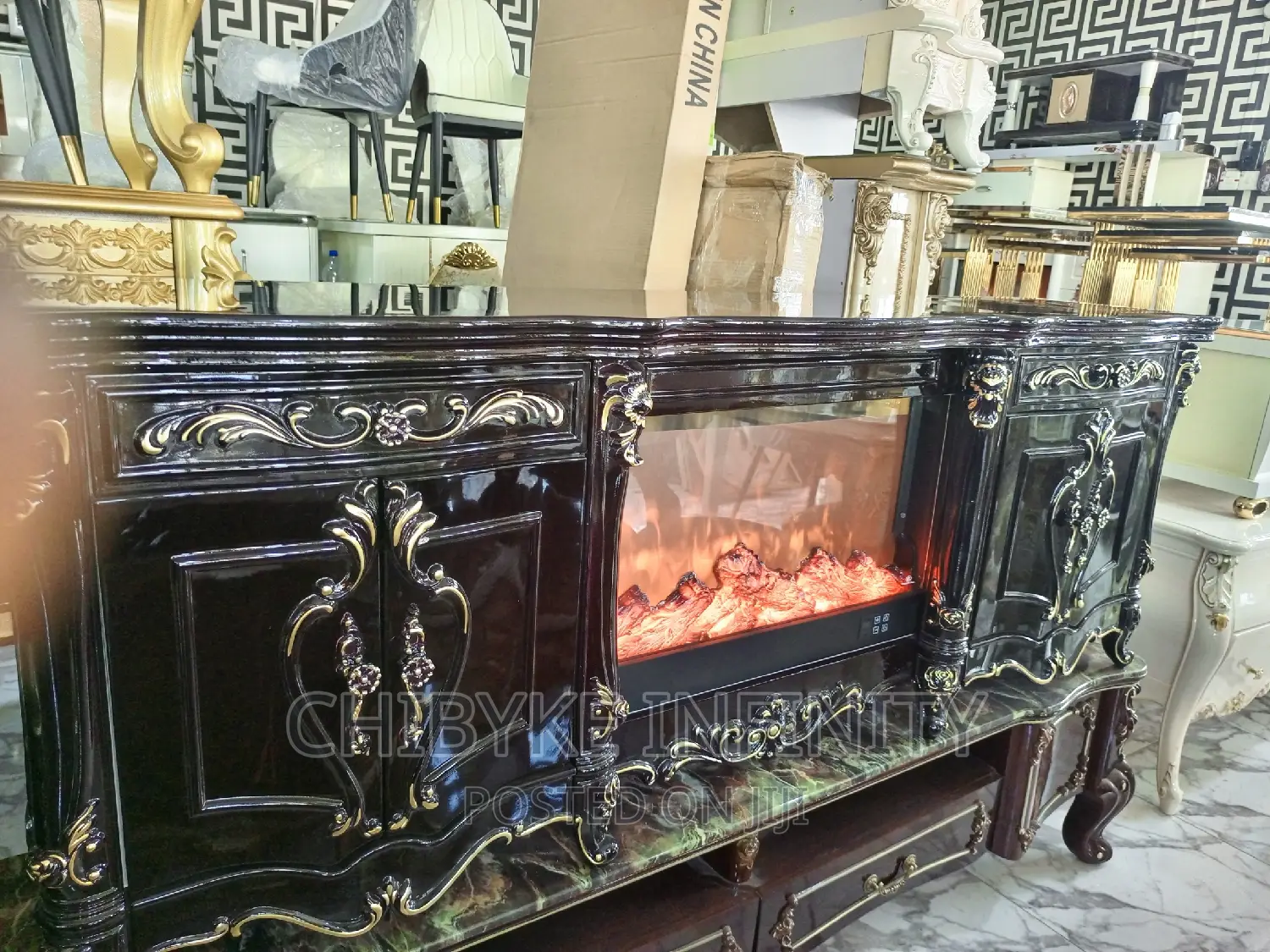 Imported, Brand New and Top Quality Fire Place Tv Stand