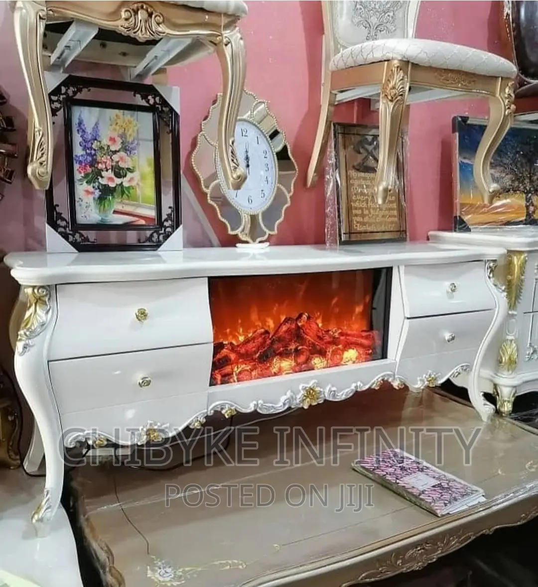 Imported, Brand New and Top Quality Fire Place Tv Stand