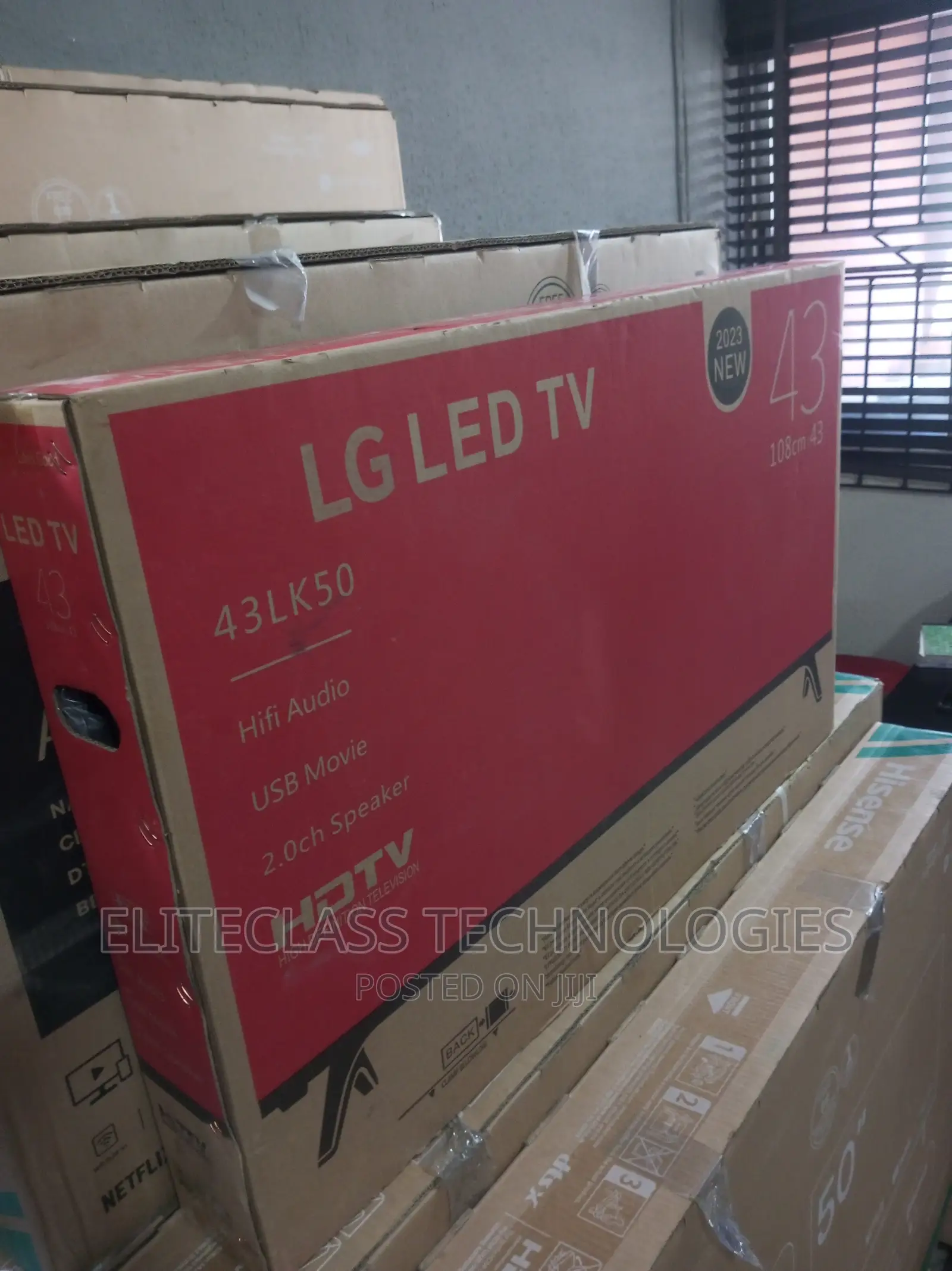 Brand New Design Durable LG LED 43" Television (43LK50)