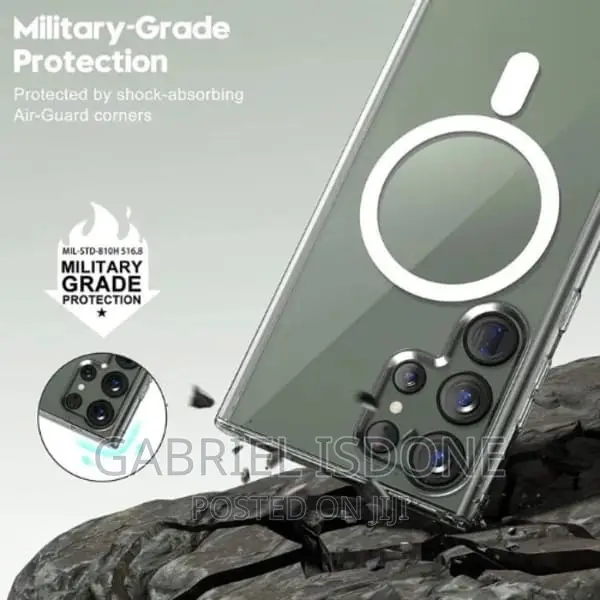 Samsung Galaxy S22 Ultra Magsafe Transparent Magnetic Case