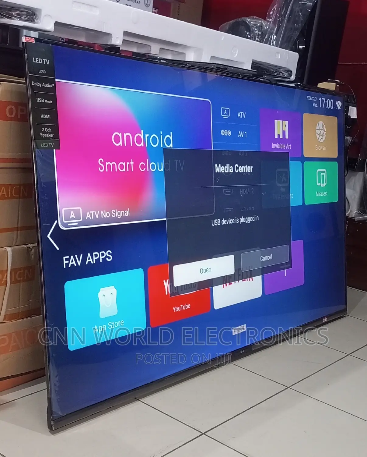 Lg Android Smart Tv Flameless Bluetooth Netflix 75"Inches