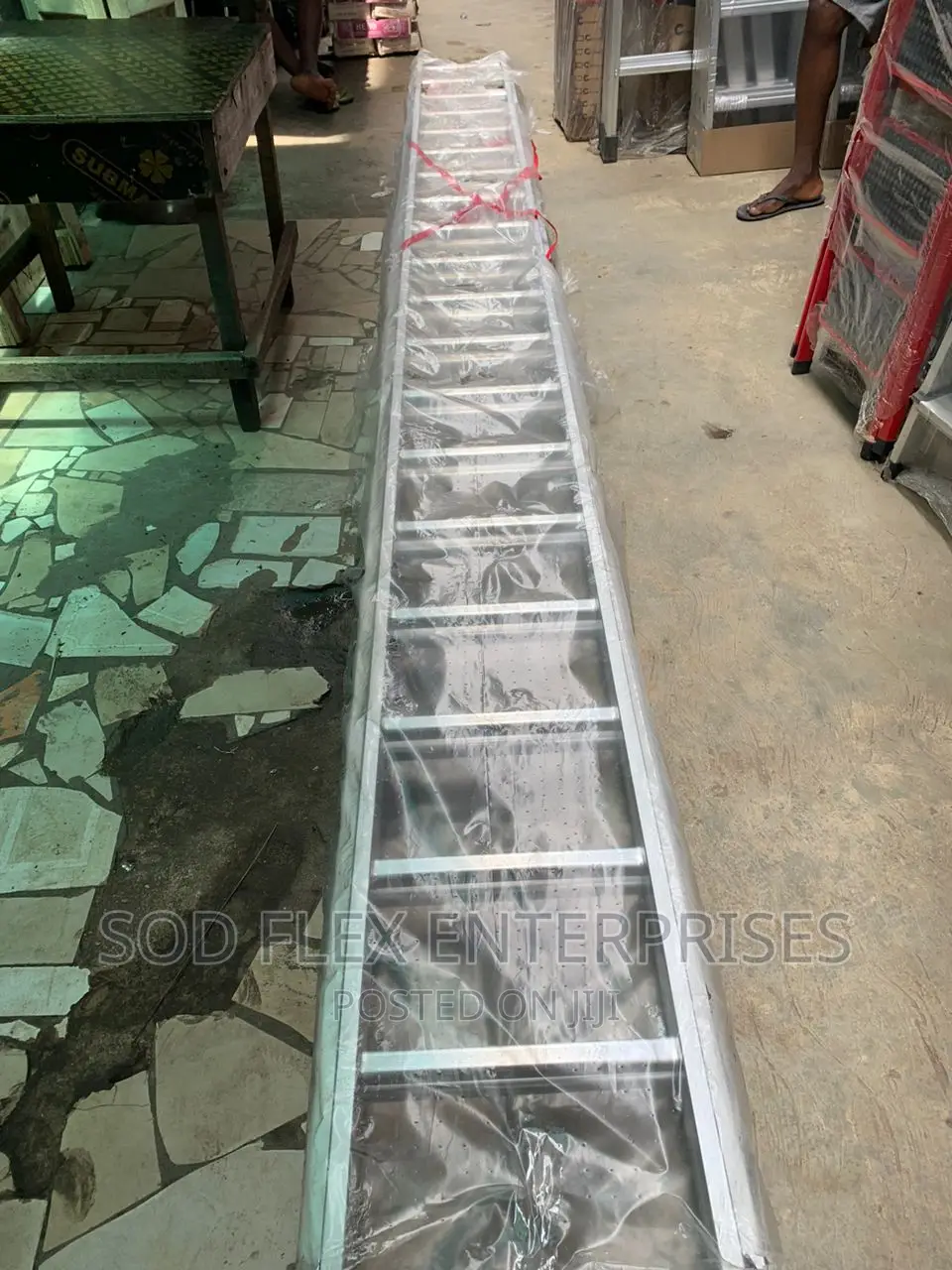 40 Step Aluminium Ladder