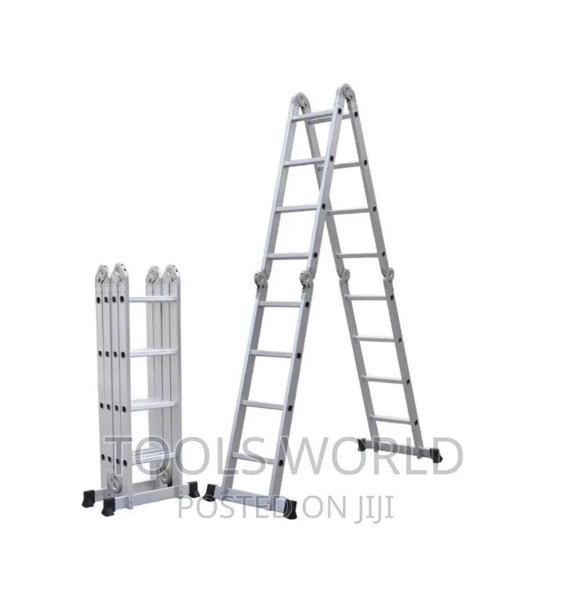 Multi Purpose Aluminium Foldable Ladder Lock 16 Steps